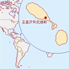 瓜德罗普国土面积示意图