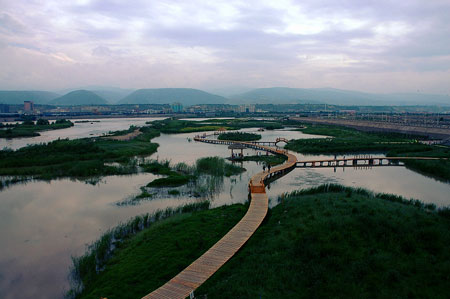 兰州银滩湿地公园天气