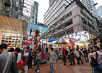 香港旺角女人街天气